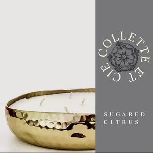 COLLETTE ET CIE Sugared Citrus Soy Blend Candle